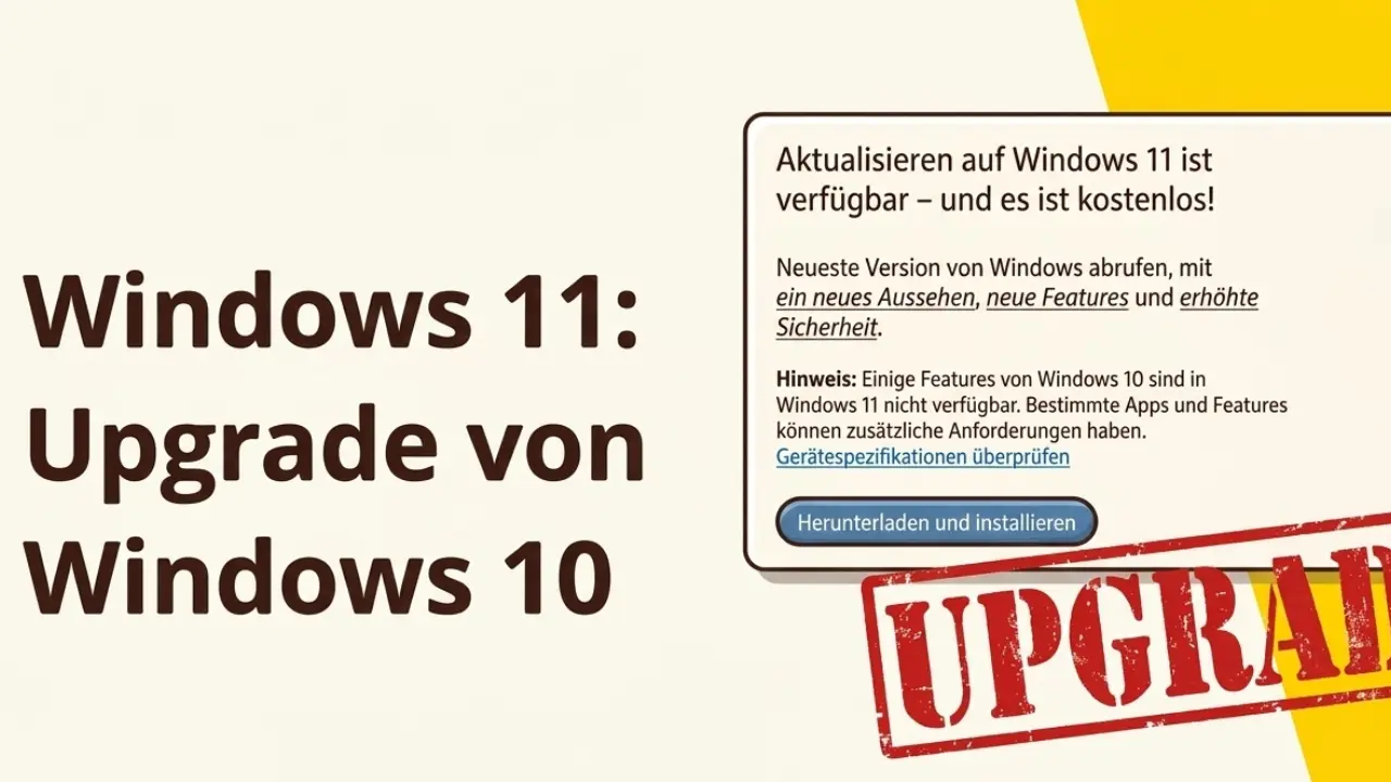 Windows 11 Upgrade Diese PCs sind offiziell kompatibel