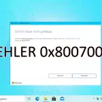 Fehlercode 0x8007007f beim Windows 11 Upgrade