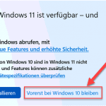 Windows 11 Upgrade wird nicht angeboten So löst du das Problem!