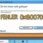 Fehlercode 0x8007007f beim Windows 11 Upgrade – so behebst du ihn