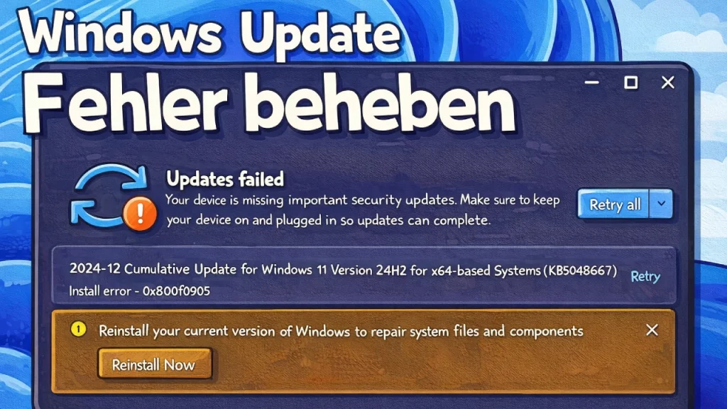 Upgrade auf Windows 11 bricht ständig ab – mögliche Ursachen & Lösungen