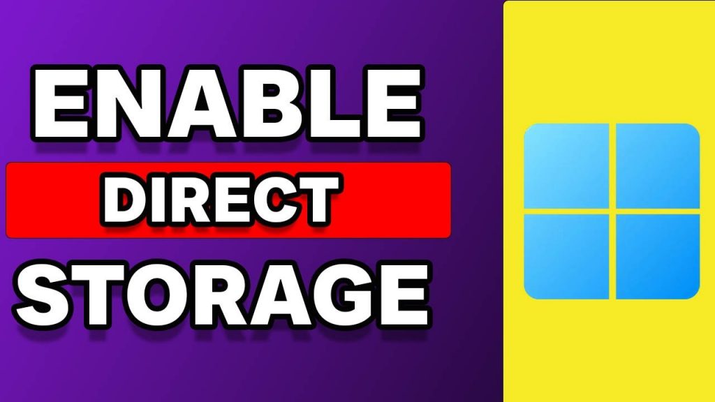 Windows 11 DirectStorage erklärt Schnelleres Laden in Spielen