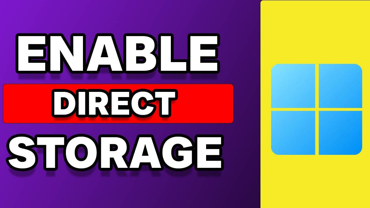 Windows 11 DirectStorage erklärt Schnelleres Laden in Spielen