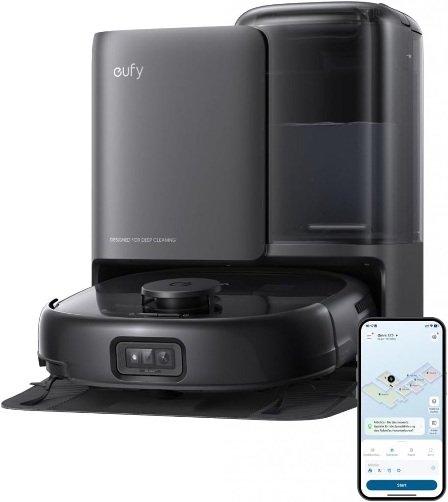 eufy Omni E25 HydroJet – Der smarte Alleskönner für ein makellos sauberes Zuhaus