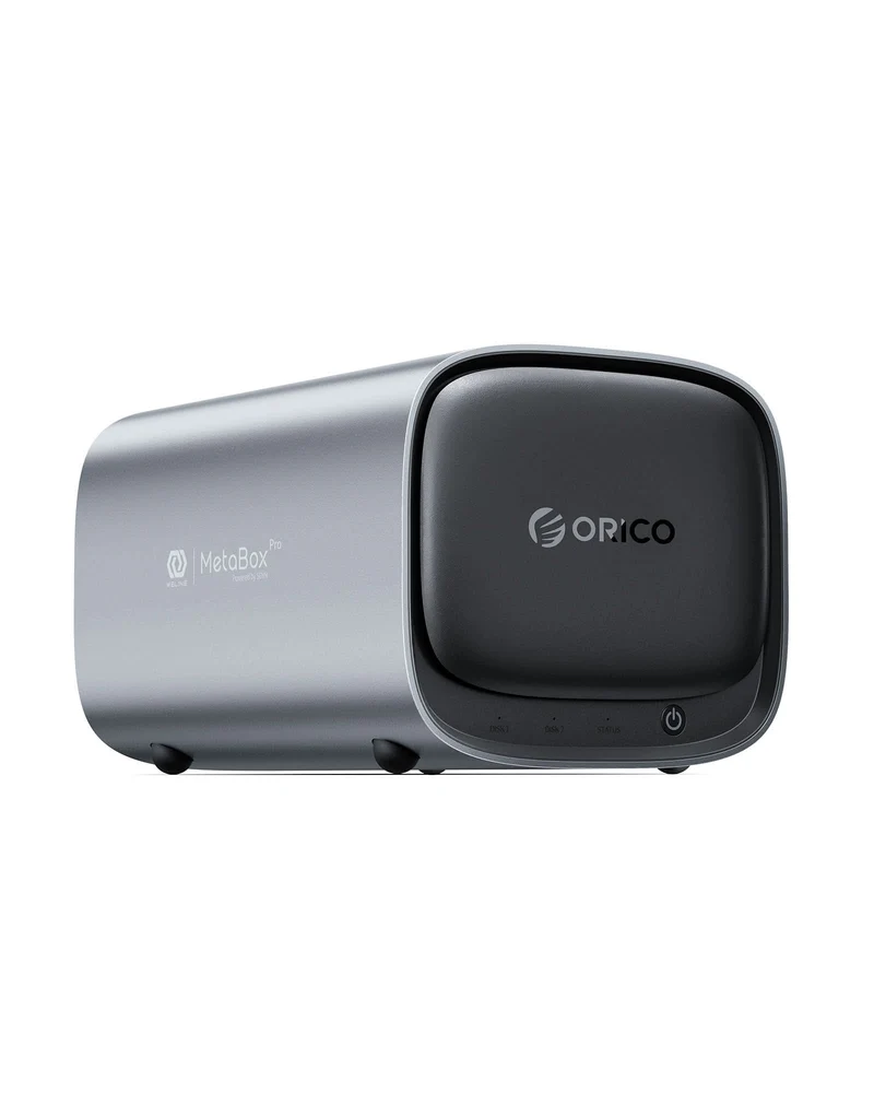 ORICO MetaBox Pro 2-Bay NAS – Leistungsstarke Private Cloud mit 44 TB, Dual-2.5GbE & Intel Celeron Power