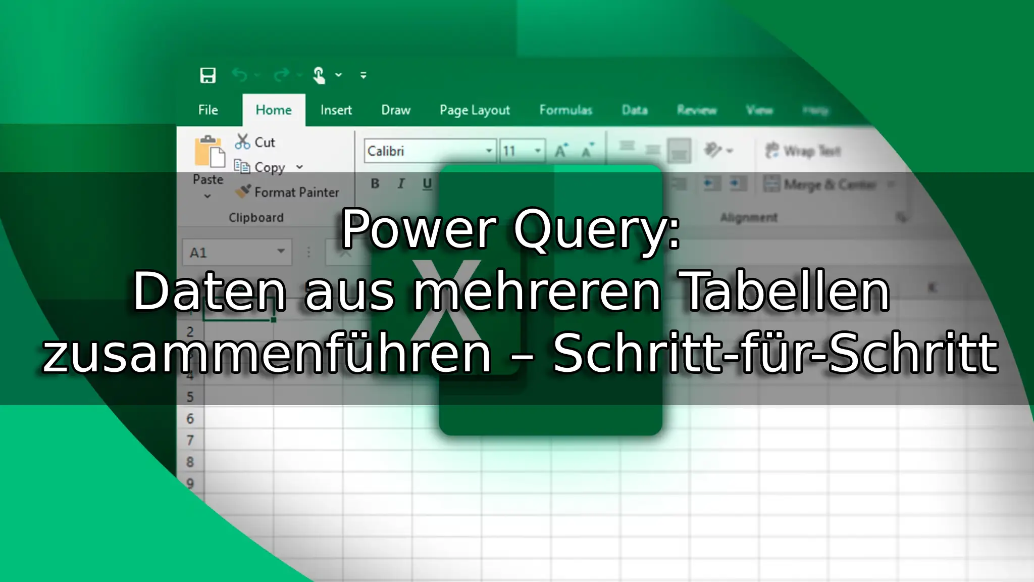 Power Query Daten aus mehreren Tabellen zusammenführen – Schritt-für-Schritt