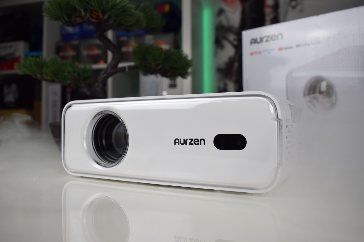 Aurzen EAZZE D1 Beamer im Test Überraschend guter Smart-Projektor für nur 149€