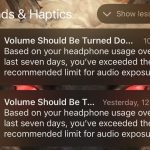 Kopfhörersicherheit Mitteilungen deaktivieren - iPhone und iPad