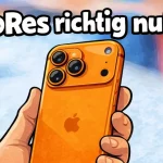 ProRes Video mit der Kamera des iPhone aufnehmen anleitung 2026