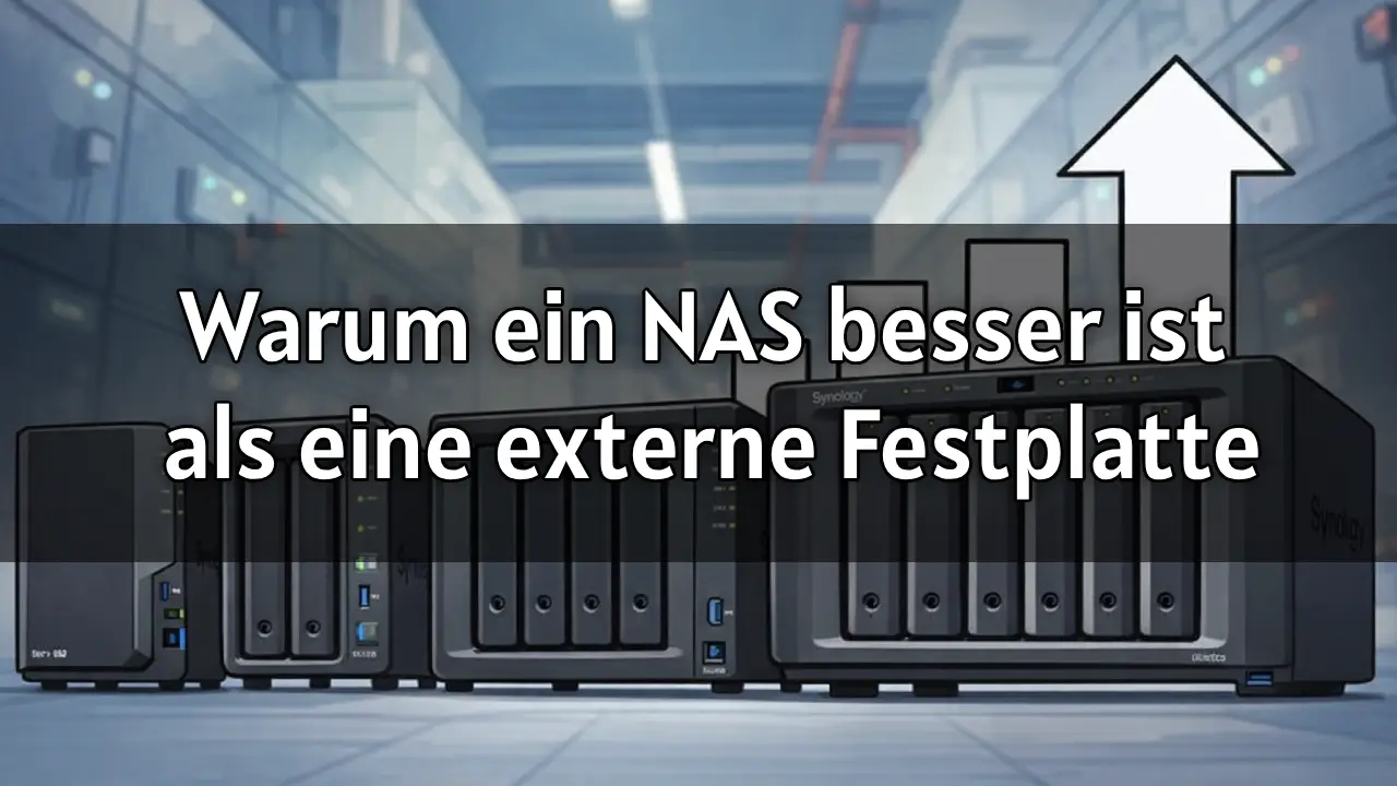 Warum ein NAS besser ist als eine externe Festplatte 2026