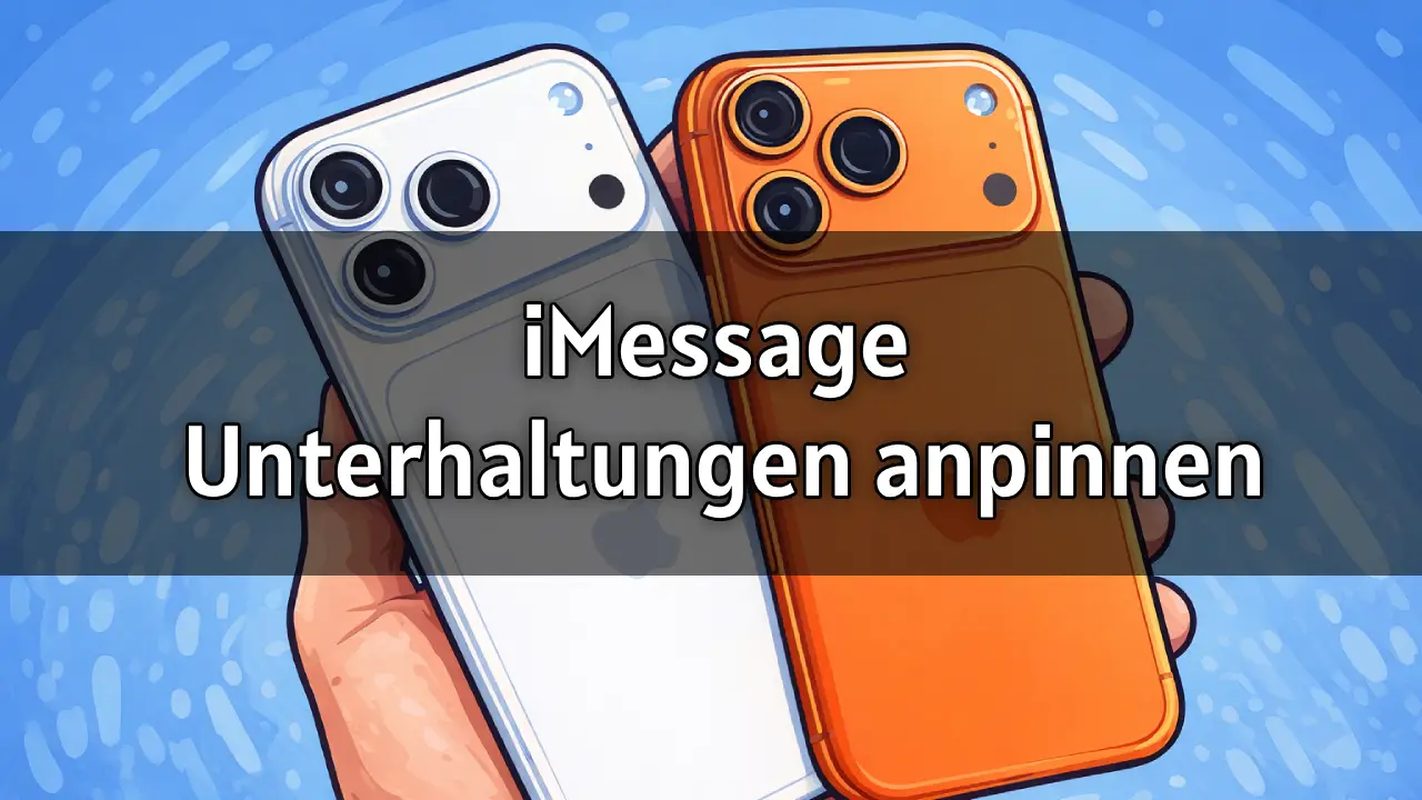Wie man Unterhaltungen in iMessage anpinnt 2026