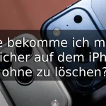 Wie bekomme ich mehr Speicher auf dem iPhone ohne zu löschen