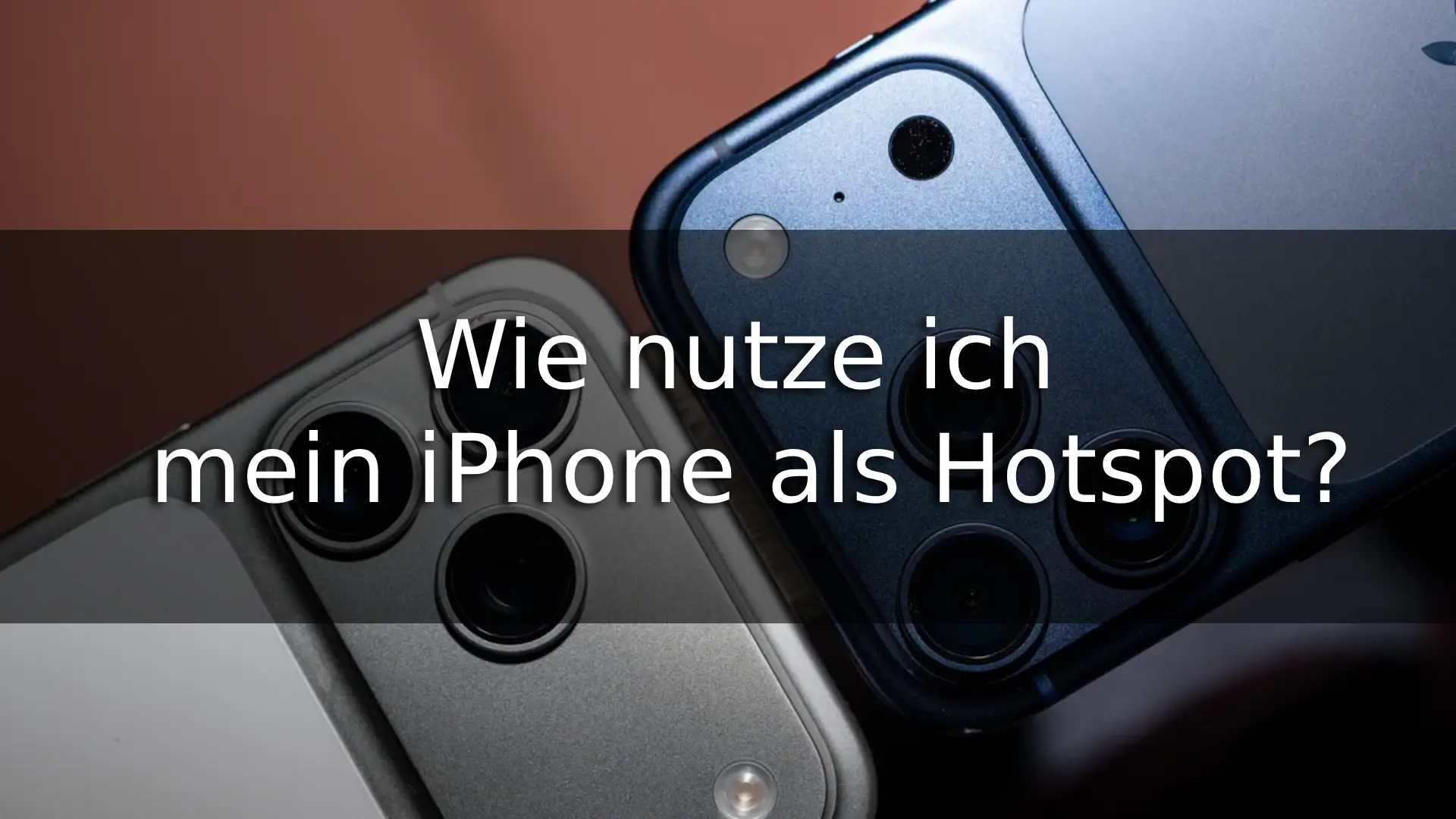 Wie nutze ich mein iPhone als Hotspot?