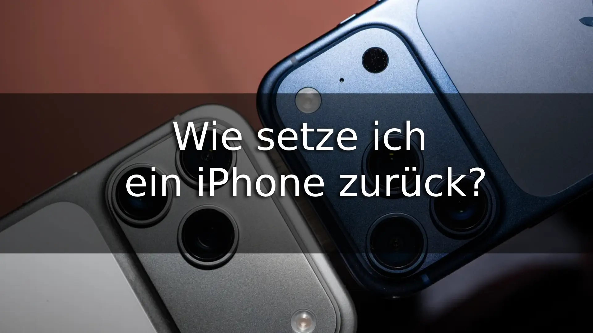 Wie setze ich ein iPhone zurück?