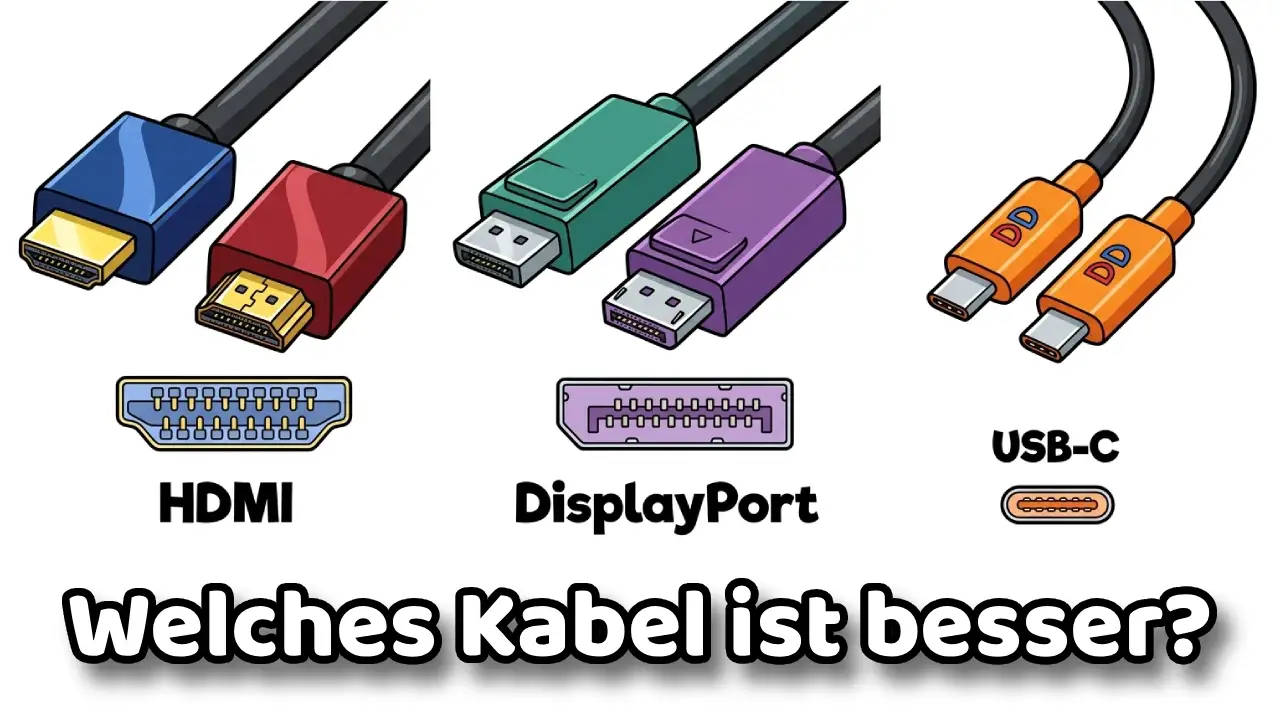 Monitor-Anschlüsse Guide HDMI, DisplayPort und USB-C im Detail
