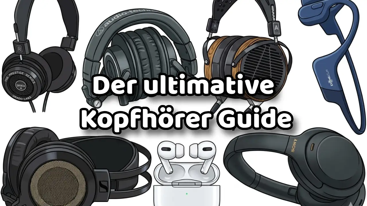 Open Ear, In Ear oder Over Ear Kopfhörer Der ultimative Kopfhörer-Guide