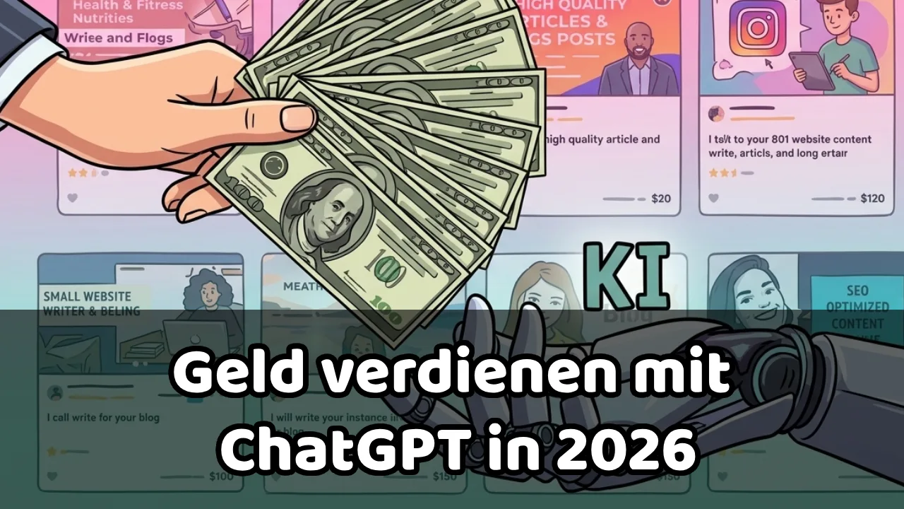 Geld verdienen mit ChatGPT 2026 Die besten Strategien und Business-Ideen