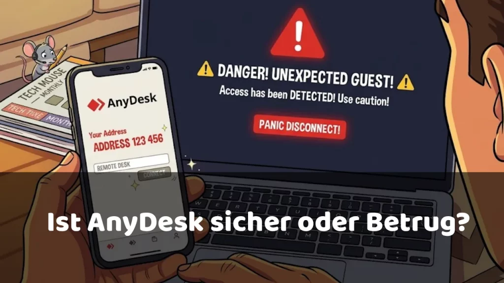 Ist AnyDesk sicher Vorsicht vor Betrugsmaschen (Ratgeber)