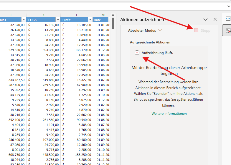 Skripte Excel Aktionen aufzeichnen & Skripte nutzen – Schritt-für-Schritt ...