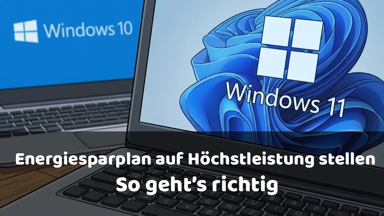 Windows 11 Energiesparplan auf Höchstleistung stellen – so geht’s richtig