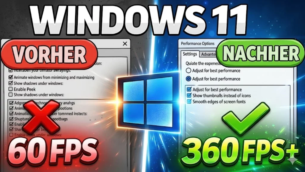 Windows 11 Gaming Performance verbessern - diese Einstellungen bringen mehr FPS