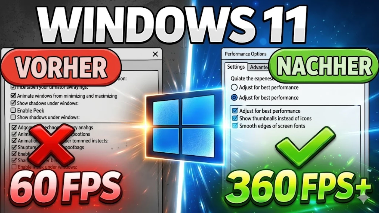 Windows 11 Gaming Performance verbessern - diese Einstellungen bringen mehr FPS