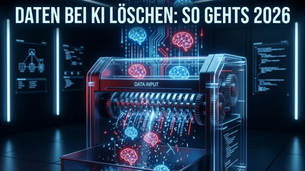 Daten bei KI-Diensten löschen 2026 Der Guide für ChatGPT, Gemini & Co.