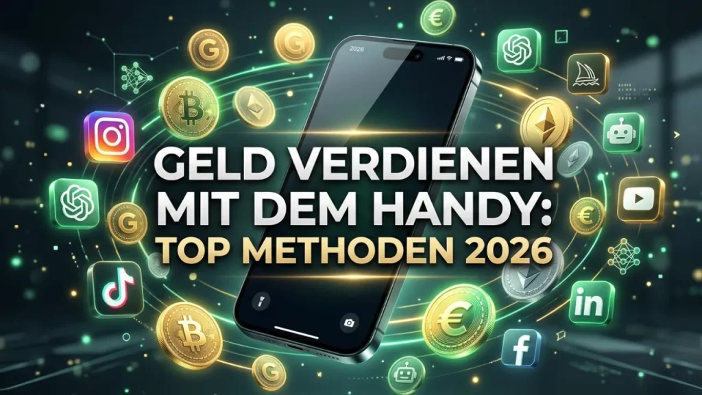 Online Geld verdienen mit dem Handy 2026 Die 5 besten seriösen Methoden