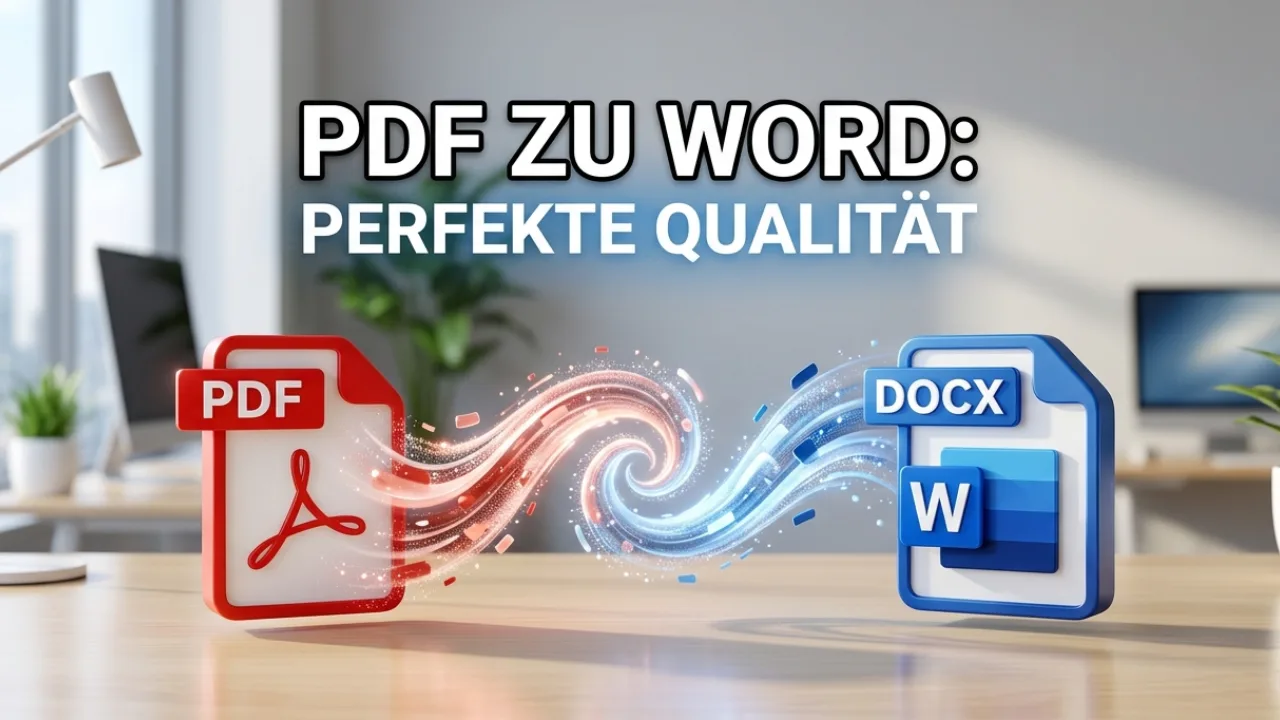 PDF in Word konvertieren ohne Qualitätsverlust So bleiben Layout und Schrift perfekt
