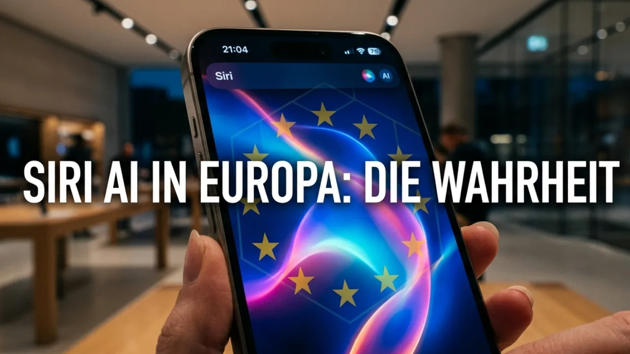 Apple Intelligence & Siri AI Warum sind die Funktionen in Europa gesperrt