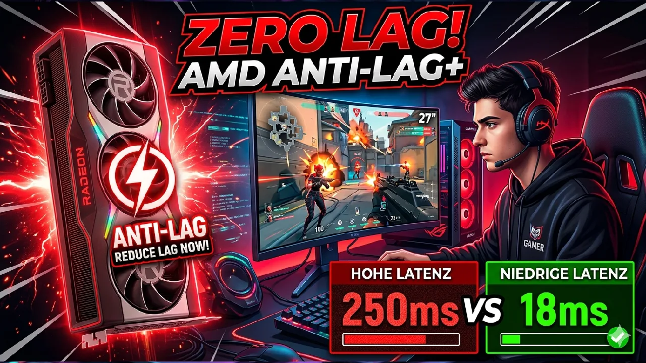 Mehr FPS-Gefühl ohne neue Grafikkarte So funktioniert AMD Radeon Anti-Lag wirklich!