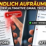 Tausende Gmail Werbung Mails mit einem Klick löschen Dieser Gmail-Trick funktioniert wirklich!