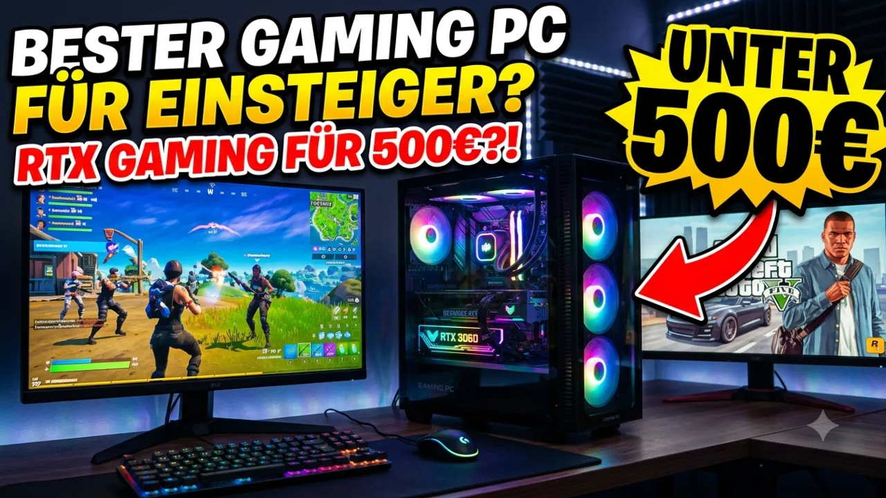 Bester Gaming PC bei Amazon für unter 500€ – Lohnt sich der Shinobee Gaming PC mit RTX 3050 wirklich