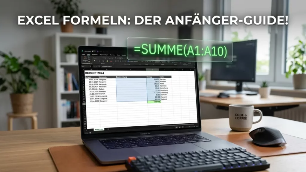 Excel Formeln für Anfänger Die wichtigsten Funktionen einfach erklärt