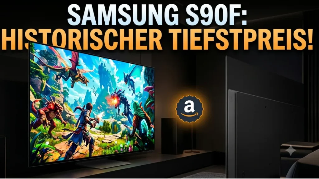 Extrem-Tiefpreis bei Amazon Samsung S90F OLED-TV (144 Hz) so günstig wie noch nie!