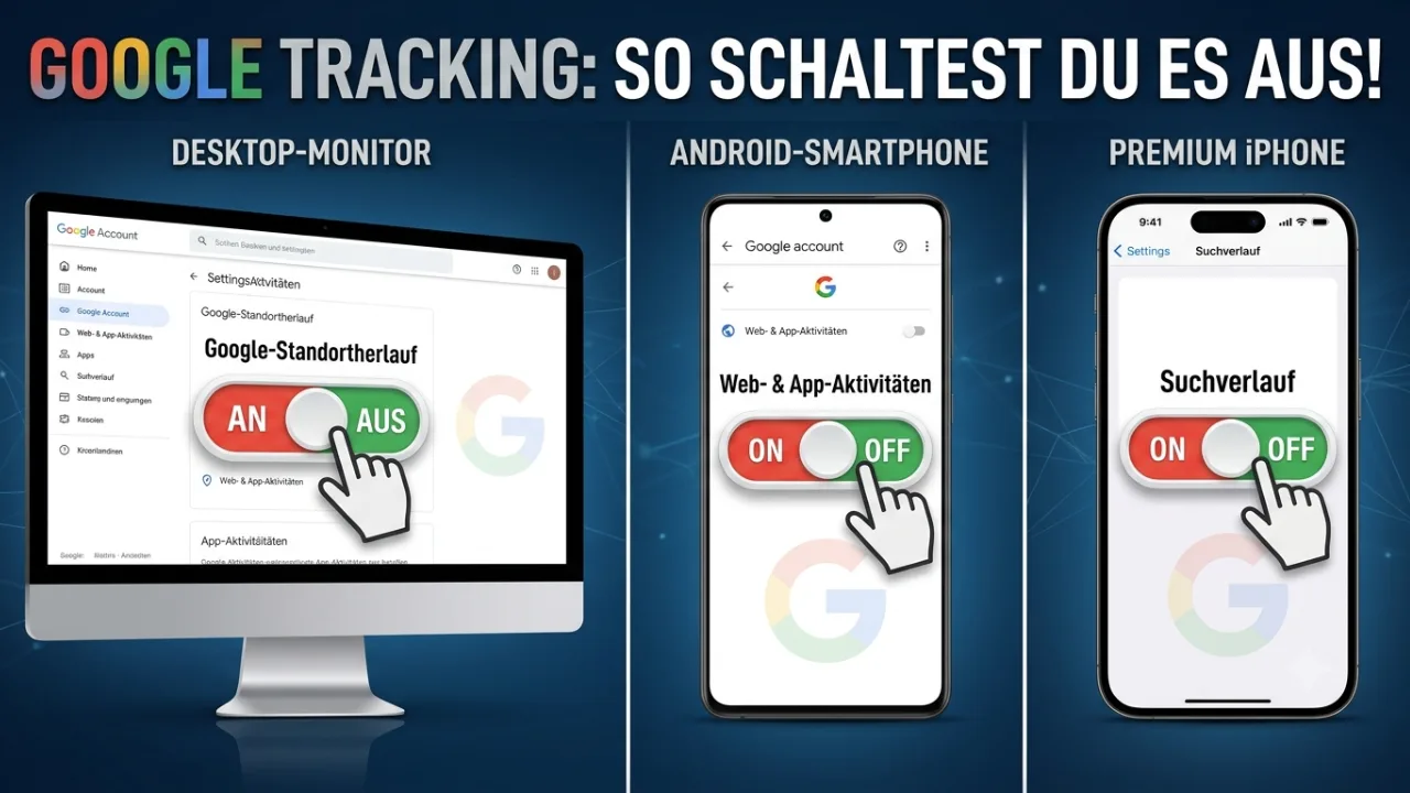 Google Tracking deaktivieren Die ultimative Anleitung für PC, Android und iPhone