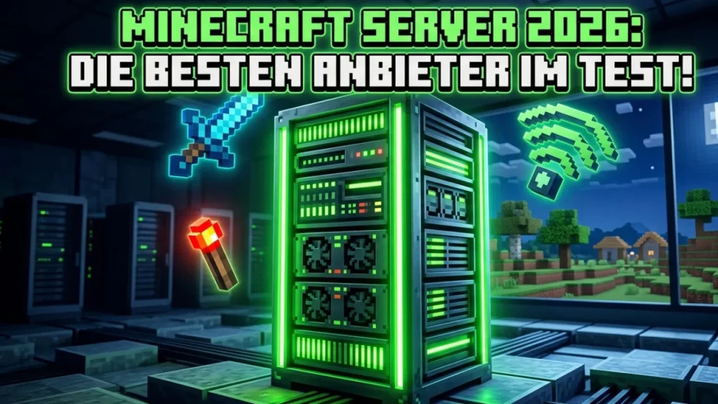 Minecraft Server Hosting Vergleich 2026 Die besten Anbieter für ruckelfreien Spielspaß