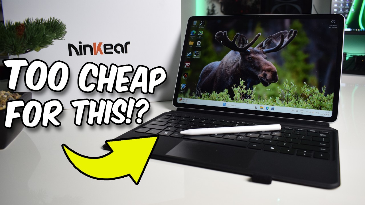 Ninkear S13 Test Günstiges 2-in-1 Windows Tablet mit Intel Ultra 5