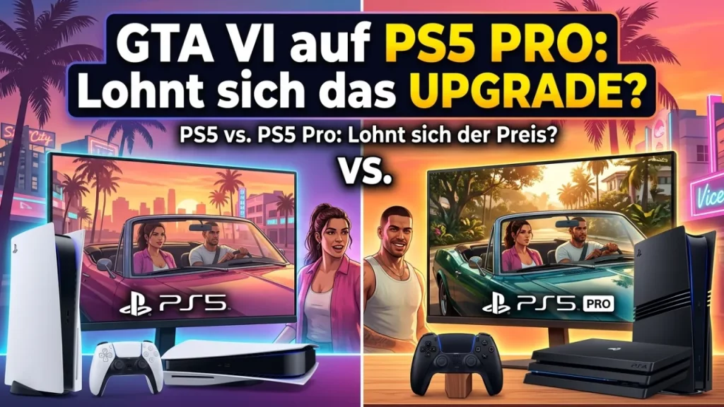 PS5 Pro für GTA 6 im Vergleich zur PS5