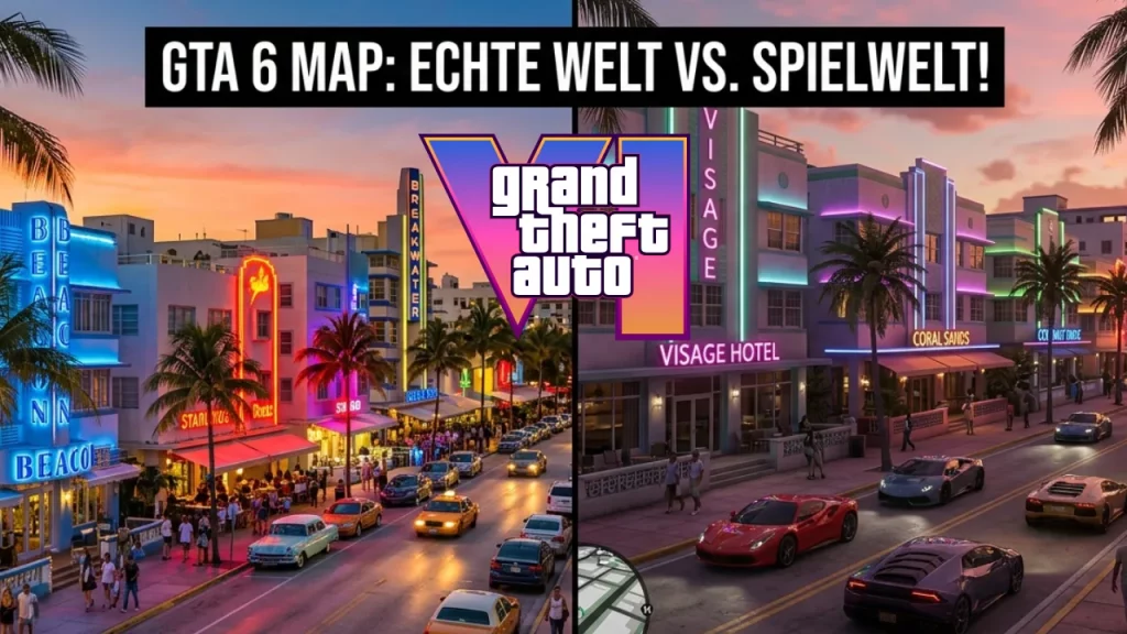 Von Miami in die Gaming-Welt Diese echten Orte prägen die GTA 6 Karte