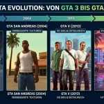 Von Pixeln zu Fotorealismus Die Entwicklung von GTA von Teil 3 bis GTA 6