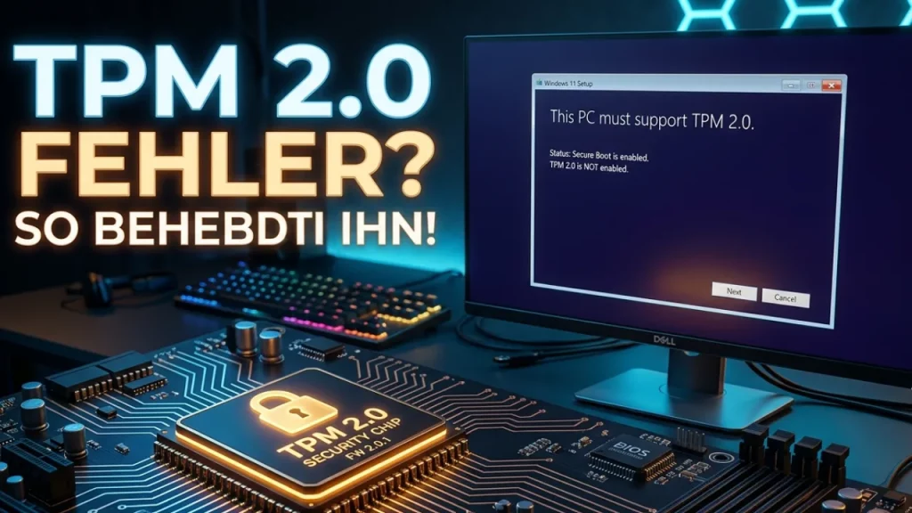 Windows 11 blockiert So lösen Sie den TPM 2.0 Fehler im Handumdrehen