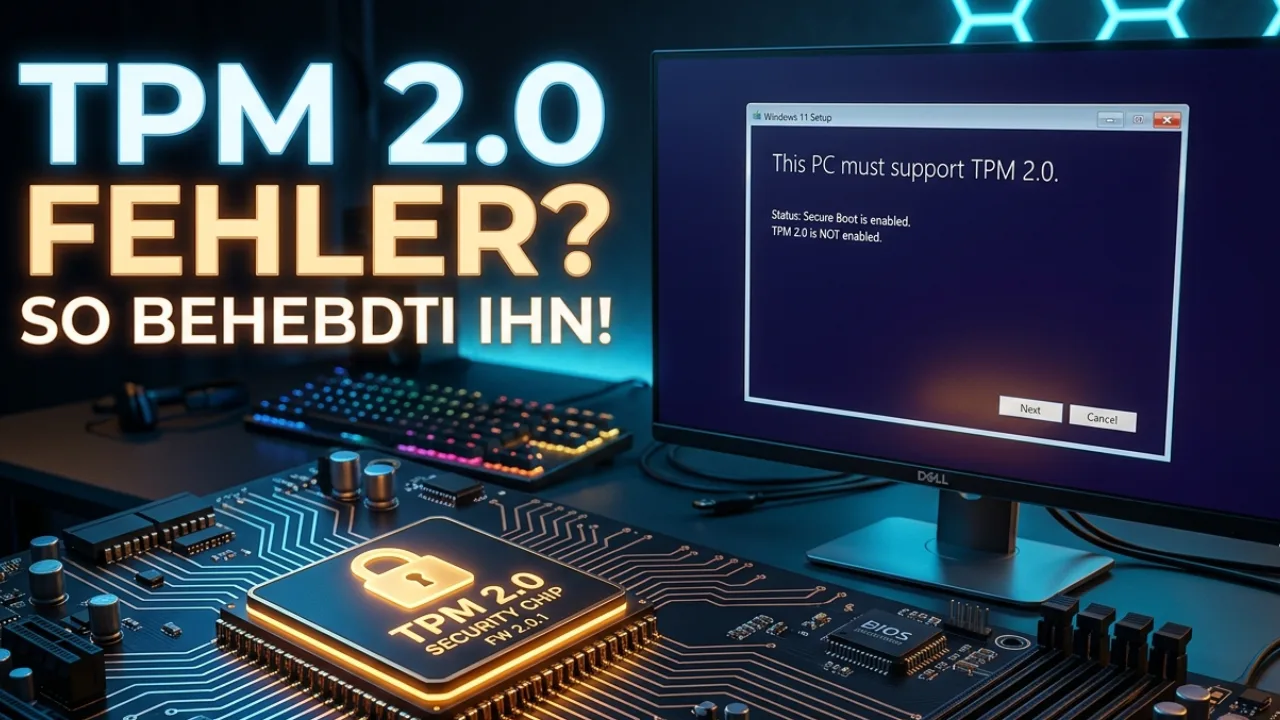 Windows 11 blockiert So lösen Sie den TPM 2.0 Fehler im Handumdrehen