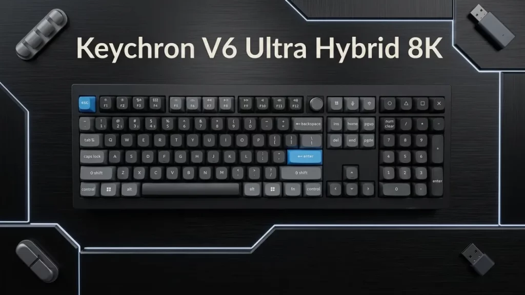 Keychron V6 Ultra Hybrid 8K im Test TMR-Tastatur auf dem Prüfstand