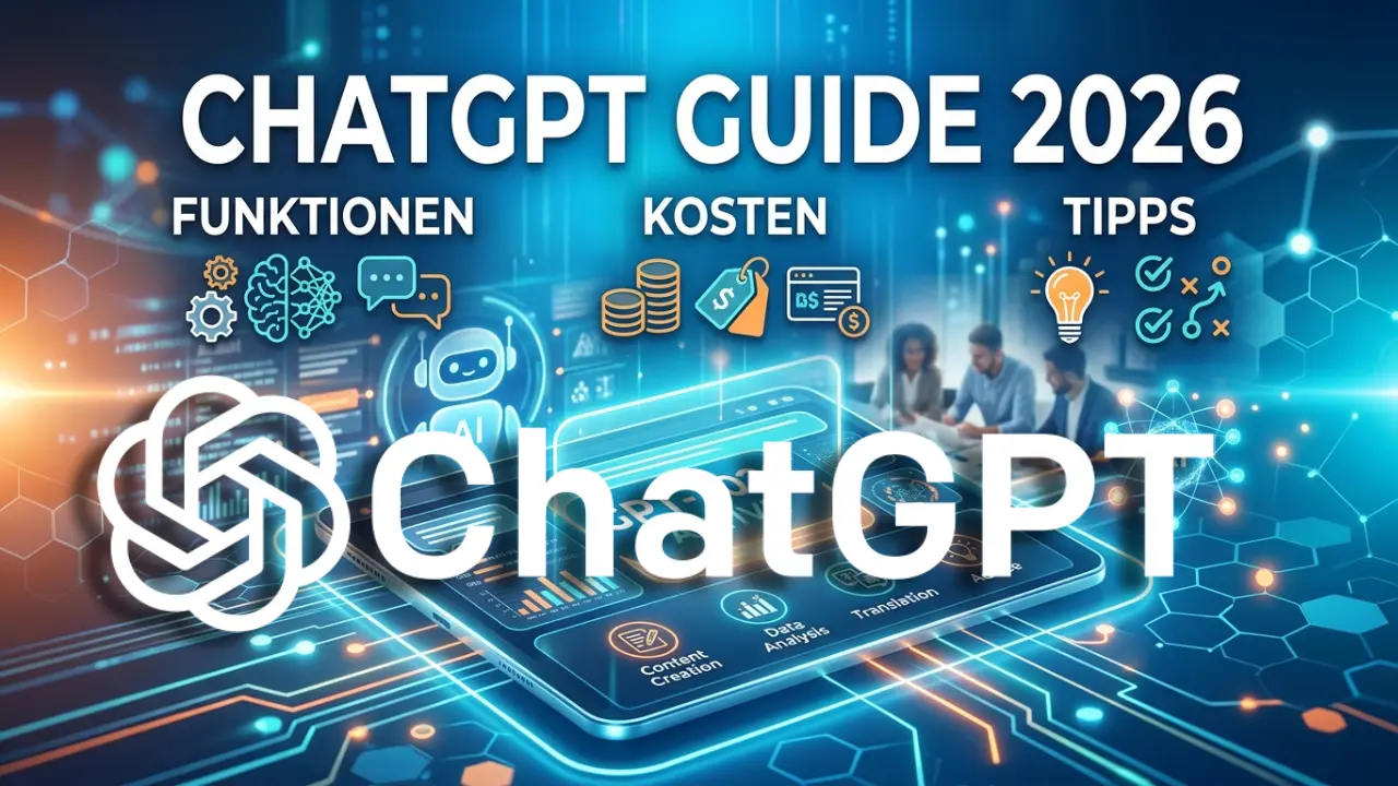 ChatGPT Guide 2026 Funktionen, Kosten & Tipps