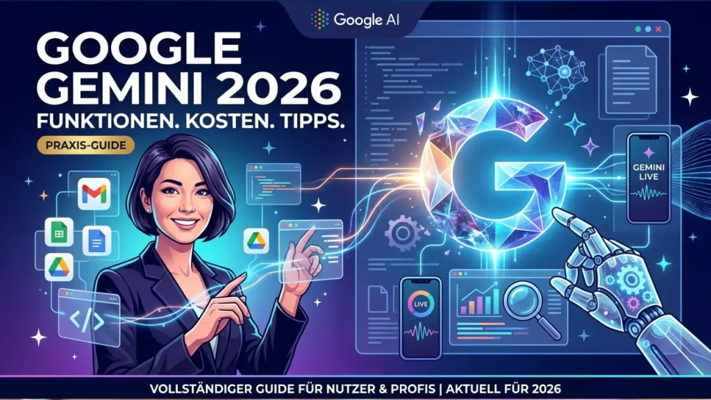 Google Gemini Guide 2026: Funktionen, Kosten & Tipps