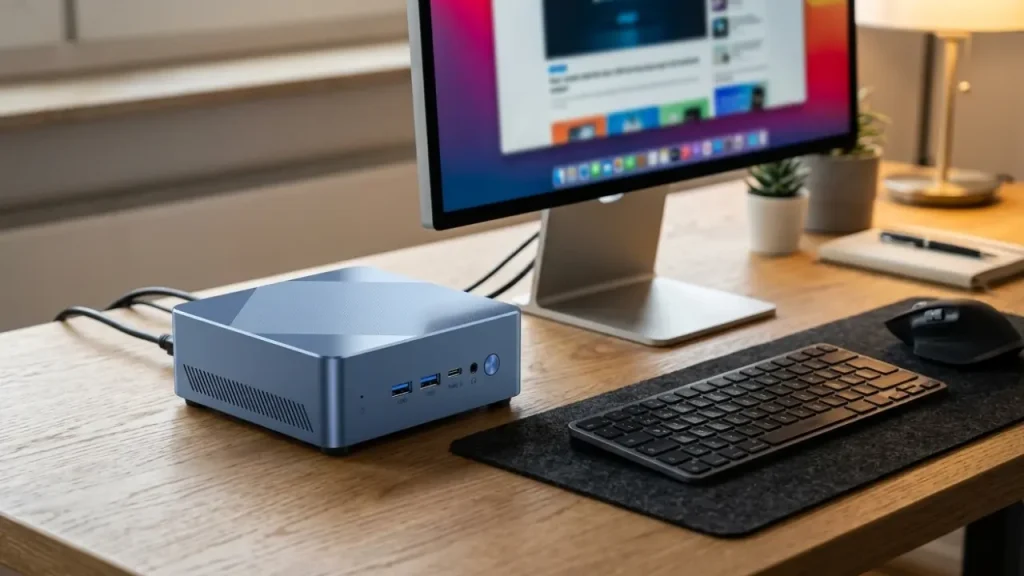 Glorlin GT100 Mini-PC mit AMD Ryzen 5 3501U, 16 GB RAM und 512 GB SSD