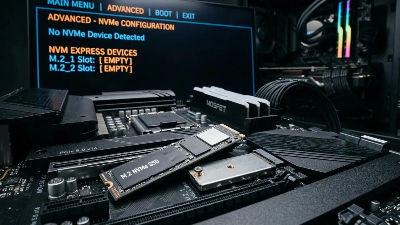 NVMe SSD wird im BIOS nicht erkannt
