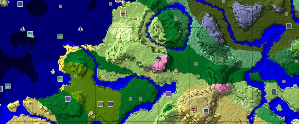 Minecraft Seed Kirschhain mit Dorf in der Nähe