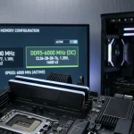 DDR5-RAM mit aktiviertem Speicherprofil im BIOS